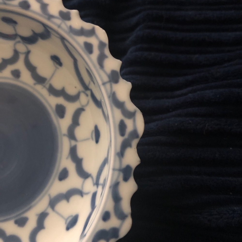 Anthropologie Blue & White Porcelain Bowl … - Picture 4 of 4